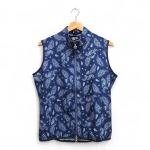 Daily Sports Women’s Pammy Golf Wind Vest Medium Blue Performance NWT